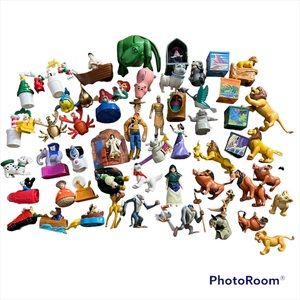 Vintage 1990s Disney toys from McDonalds and Burger King